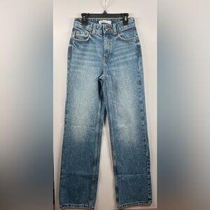 Zara Hi-Rise Straight Leg Jean for Womens